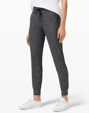 lululemon Ready to Rulu Jogger 2 Heathered Grey Mid Rise Lounge Warm Up Pant